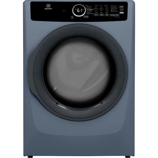 Electrolux - Front Load Perfect Steam Electric Dryer with Instant Refresh – 8.0 Cu. Ft - Denim Blue