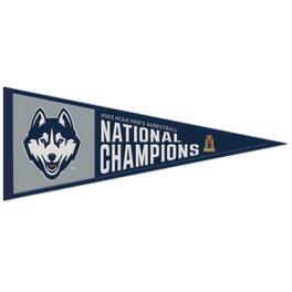 WinCraft - UConn Huskies 2023 NCAA Men-s Basketball National Champions 13" x 32" Wool Pennant - Multicolor