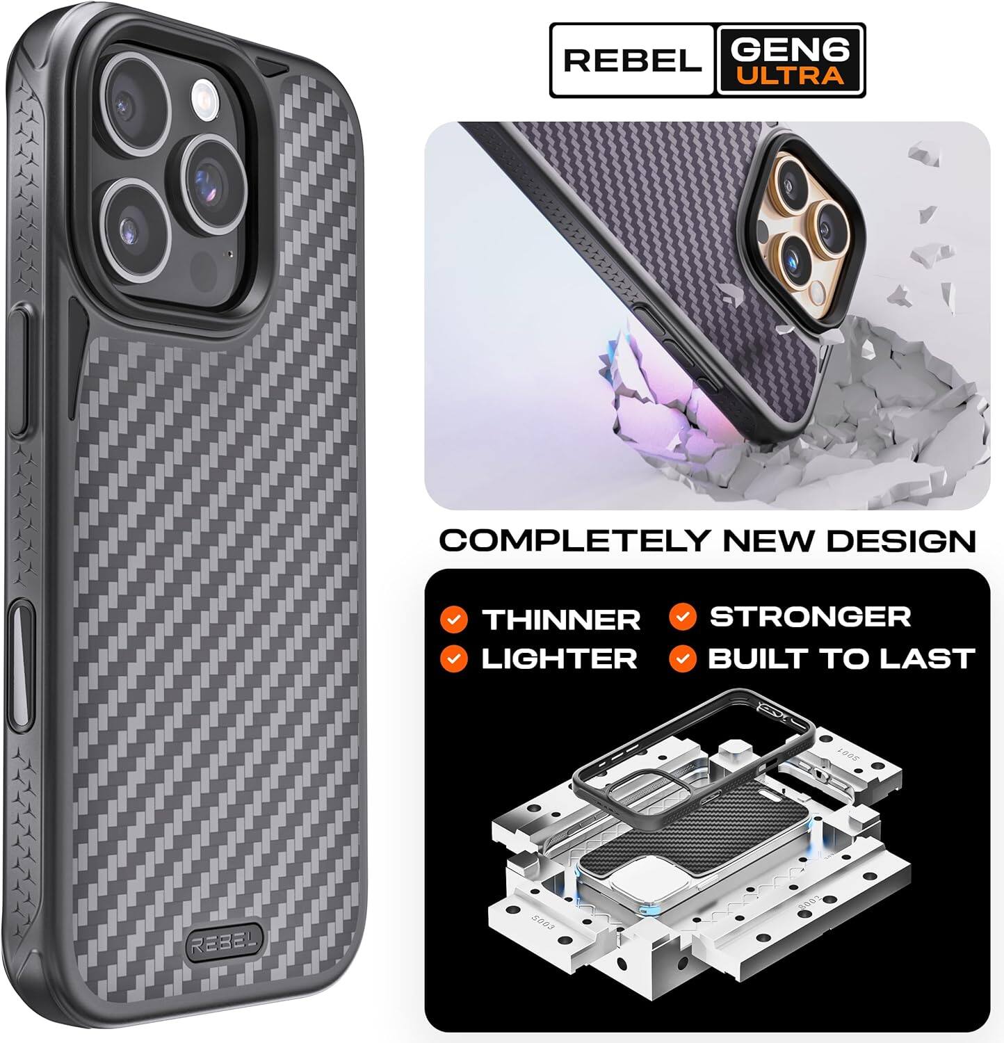 REBEL GENG6 ULTRA

COMPLETELY NEW DESIGN

- THINNER
- LIGHTER
- STRONGER
- BUILT TO LAST