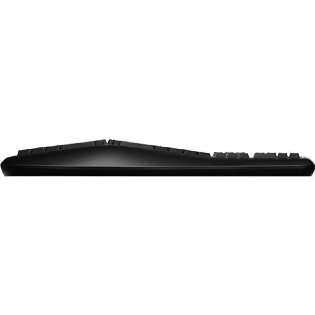Alt View 1. Adesso - Adesso Desktop Ergonomic Keyboard - Cable Connectivity - Full-size - USB Interface - 105 Key(s) - 13 Hot Key(s) - Black.
