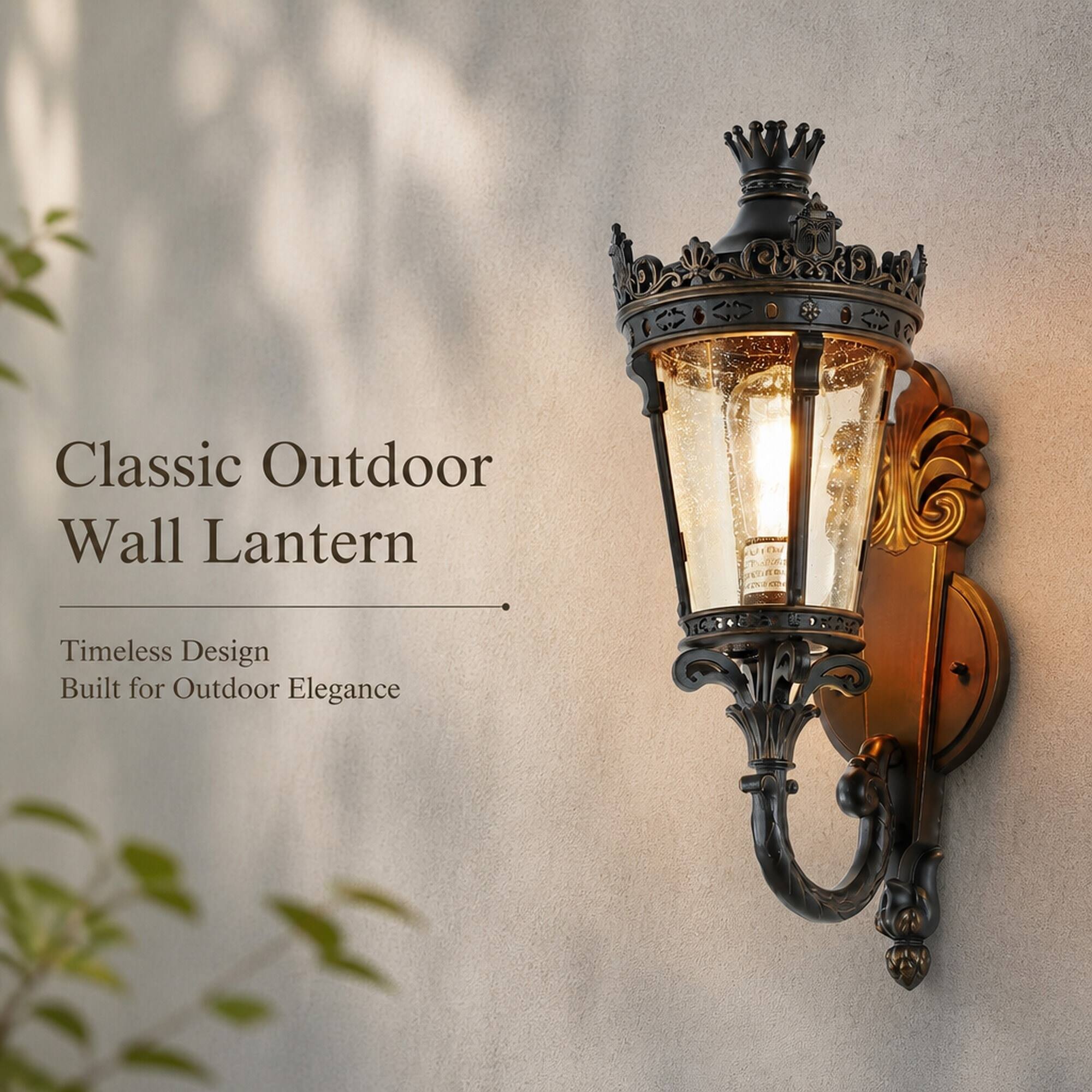 Classic Outdoor Wall Lantern

Timeless Design Built for Outdoor Elegance