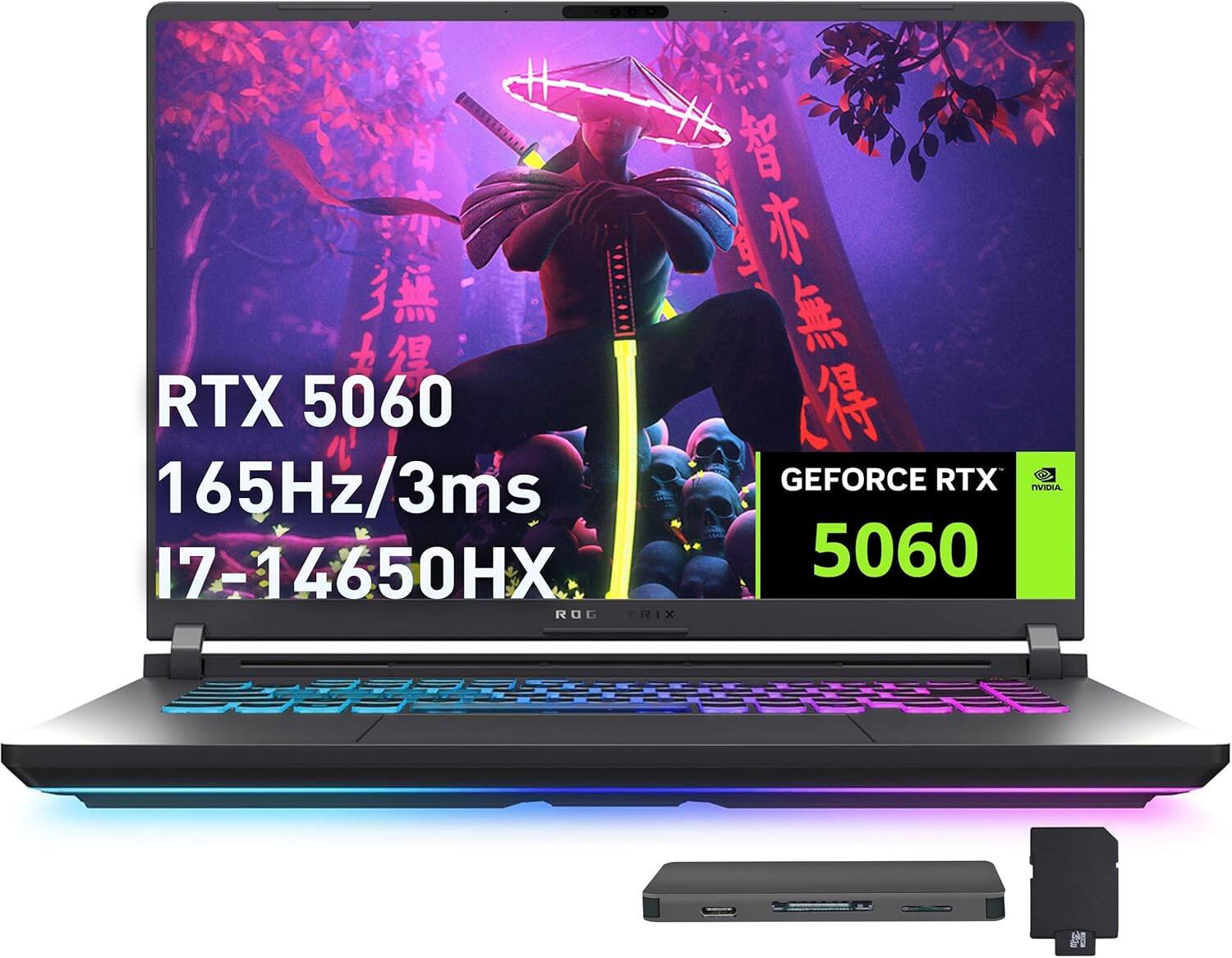 RTX 5060  
165Hz/3ms  
GEFORCE RTX NVIDIA  
17-14650HX  
ROG RIX