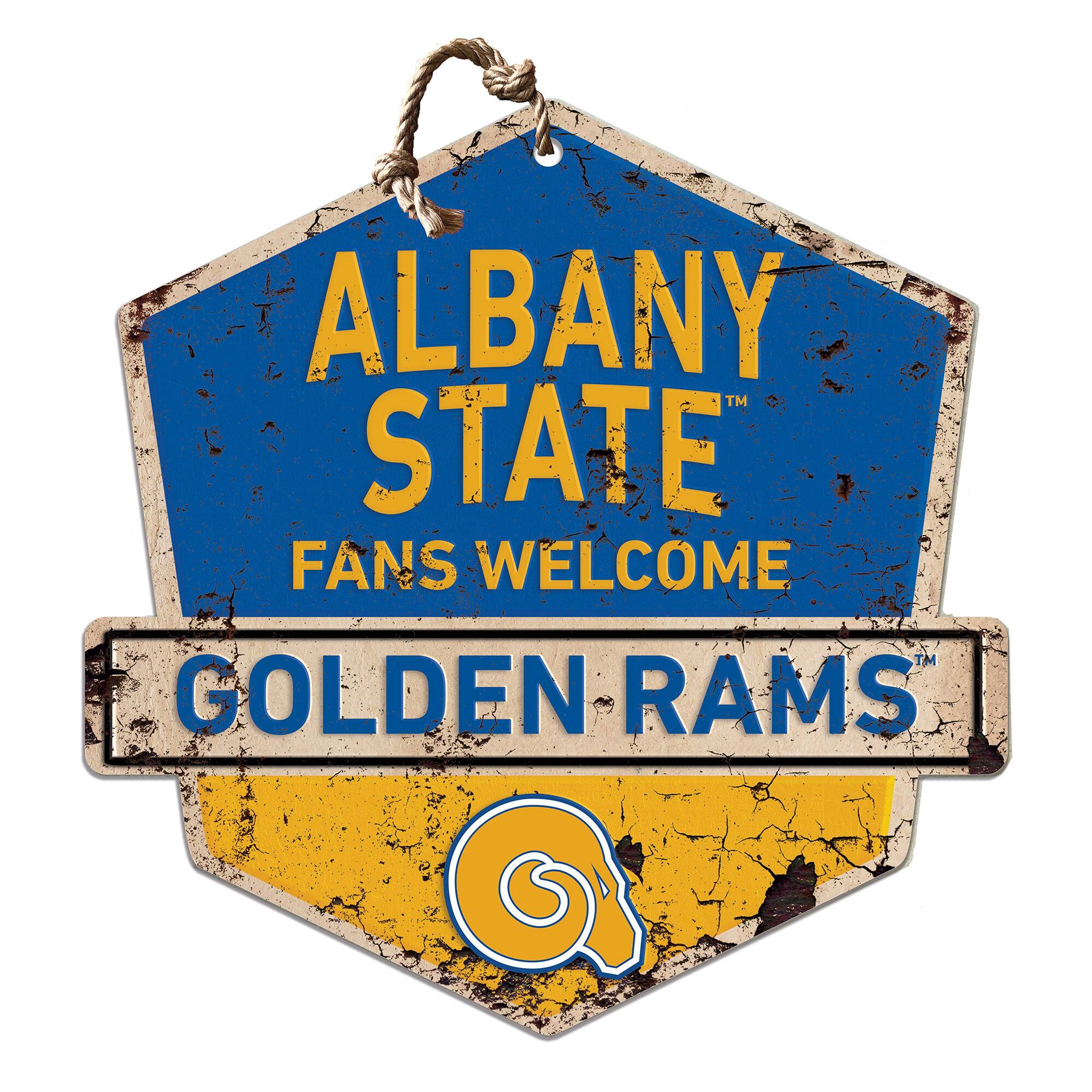 Albany State Golden Rams Fans Welcome Sign