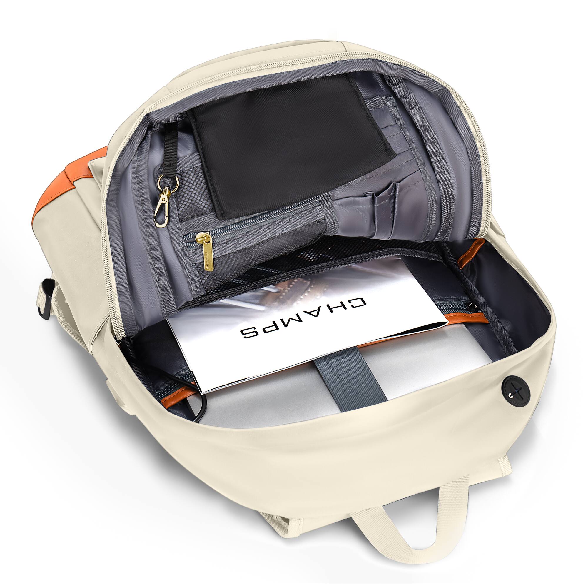 Left. Champs - BP-800-IVORY - Grey.