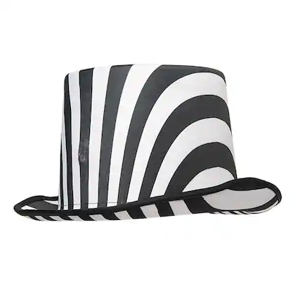 Front. Underwraps - Gothic Top Hat Adult Costume Accessory - Black.