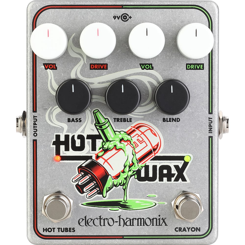 Harmonix - Hot Wax Dual Overdrive Pedal HOT WAX - Silver