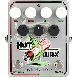 Harmonix - Hot Wax Dual Overdrive Pedal HOT WAX - Silver