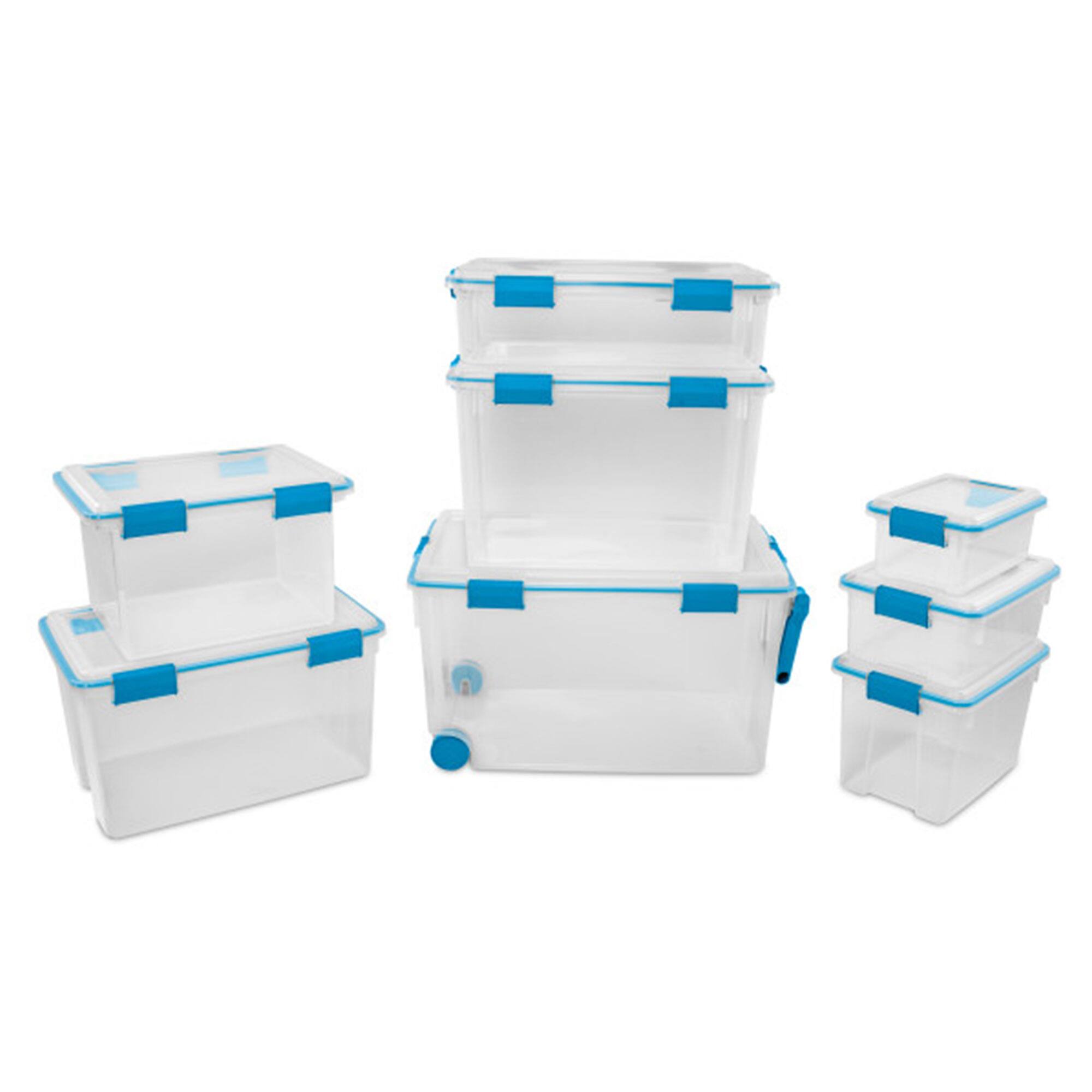 Alt View 8. Sterilite - Sterilite Large 20 Qt Home Storage Container Tote with Latching Lids, (24 Pack).