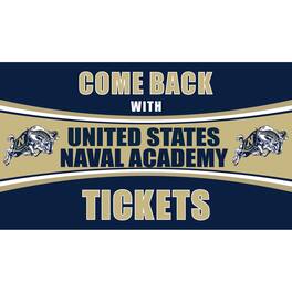 Evergreen Enterprises - Navy Midshipmen 28" x 16" Come Back With Tickets Door Mat - Multicolor