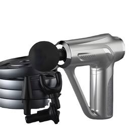 Cluzine - Professional Deep Tissue Massage Gun Portable Fascia Gun for Body Muscle Relaxation - Gray