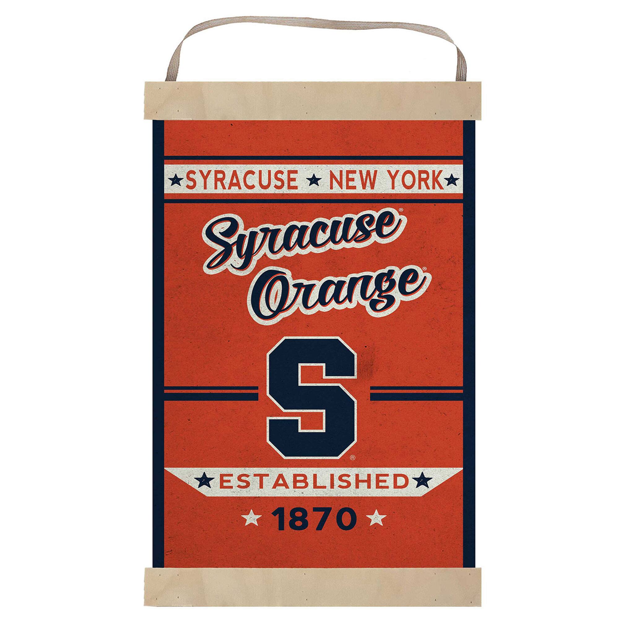 SYRACUSE NEW YORK Syracuse Orange S ESTABLISHED 1870