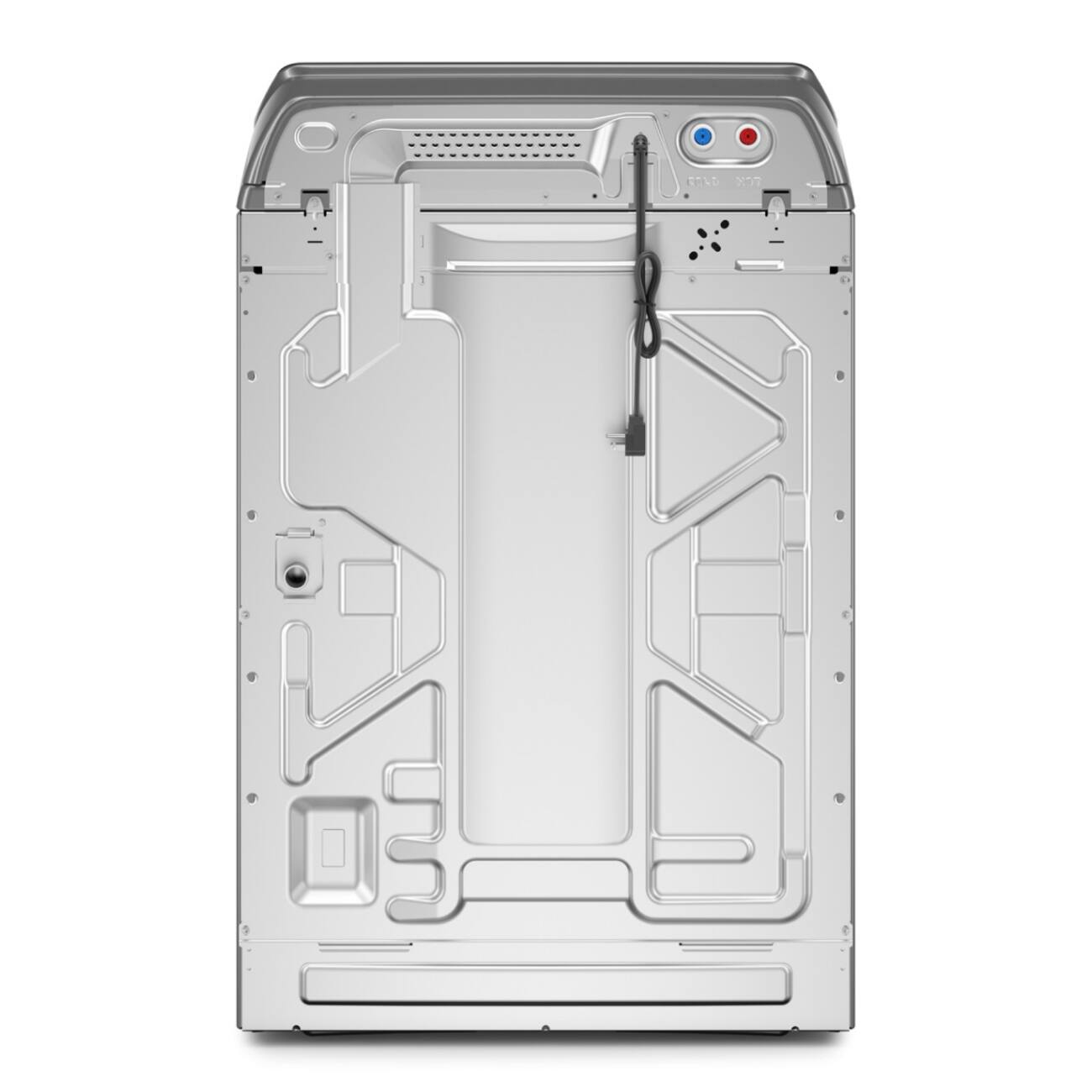 Alt View 8. Whirlpool - Whirlpool - 5.2/5.3 Cu. Ft. High Efficiency Smart Top Load Washer with 2 in 1 Removable Agitator - Chrome Shadow - Chrome Shadow.