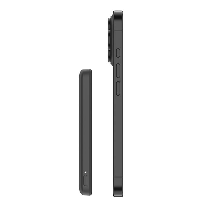 Alt View 10. Belkin - BoostCharge Slim Magnetic Power Bank 5K - Black.