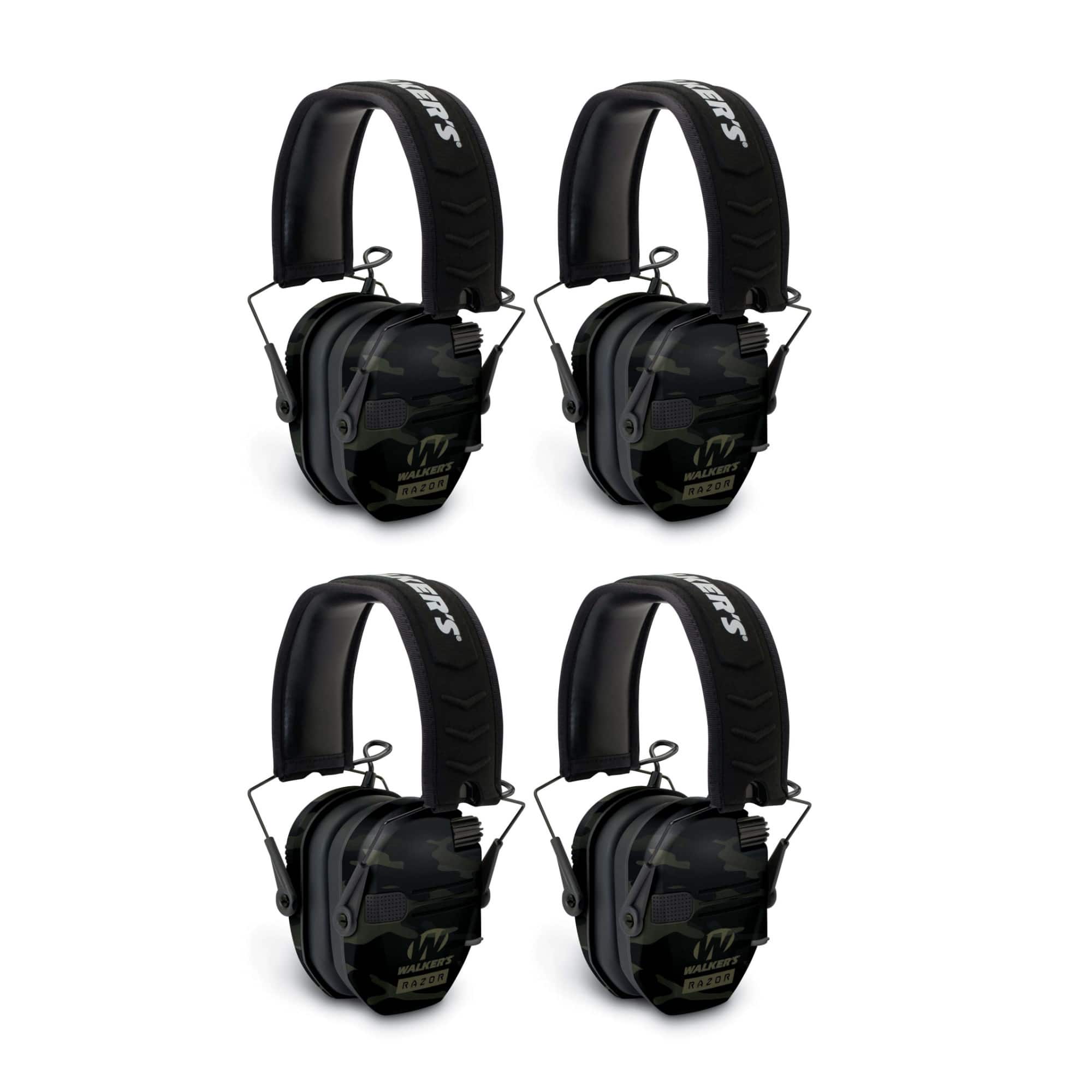 Walkers - Walker's Razor Slim Electronic Shooting Muffs 4-Pack, Multi cam Camo Gray - Camouflage price history on PriceWatchPro