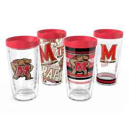 Tervis - Maryland Terrapins Four-Pack 16oz. Classic Tumbler Set - Multicolor