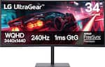 LG UltraGear™ 34" Curved WQHD 240Hz 1ms GtG FreeSync Premium
3440x1440
