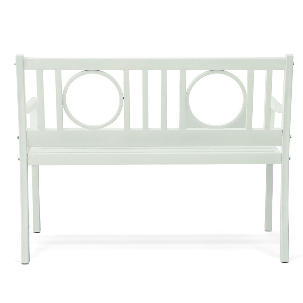 Carolina Chair & Table Gramercy Outdoor Bench White - Best Buy