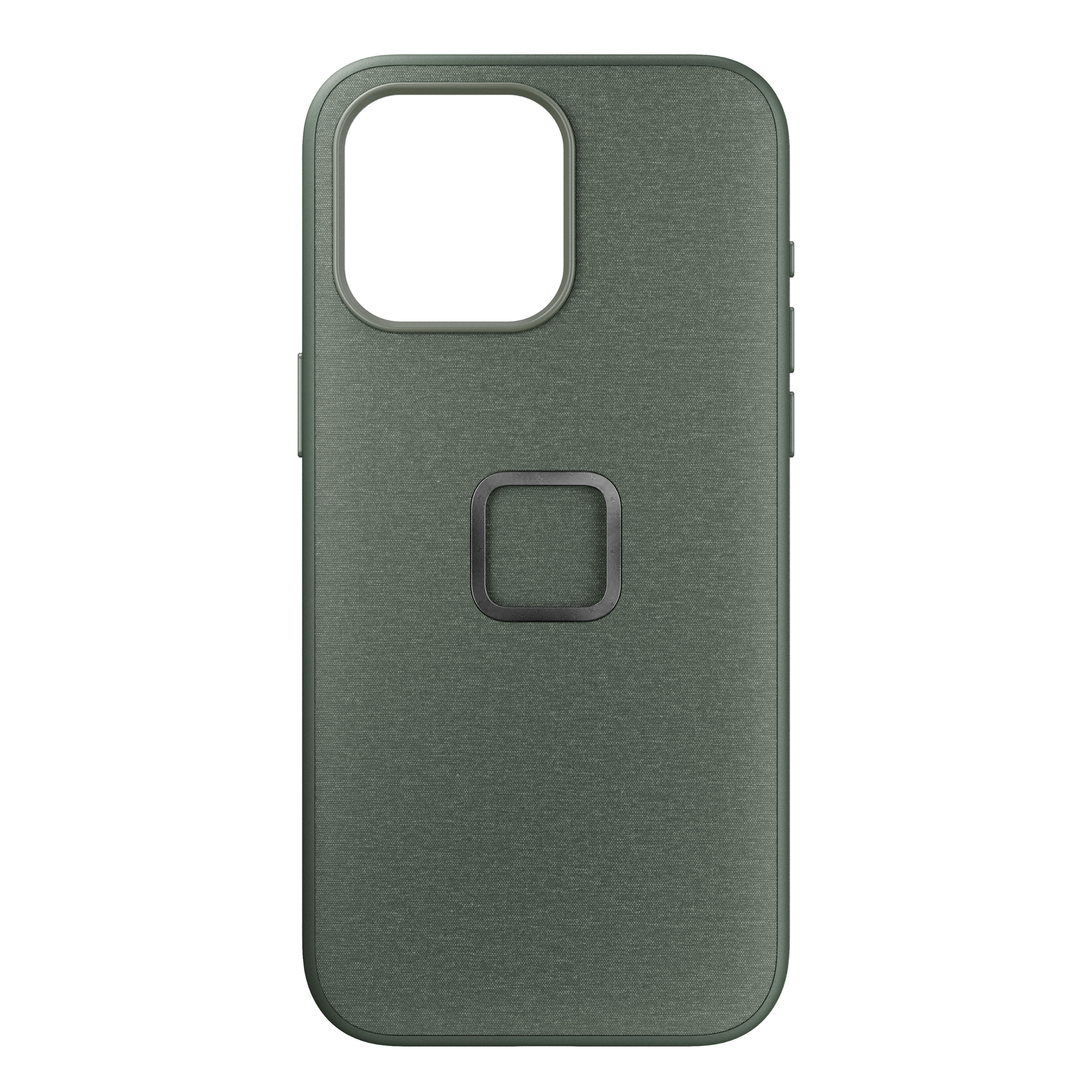 Front. Peak Design - Everyday Fabric Case v2 for iPhone 15 Pro Max - Sage.