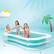 Angle. Intex - Swim Center Family Pool - Blue & White.