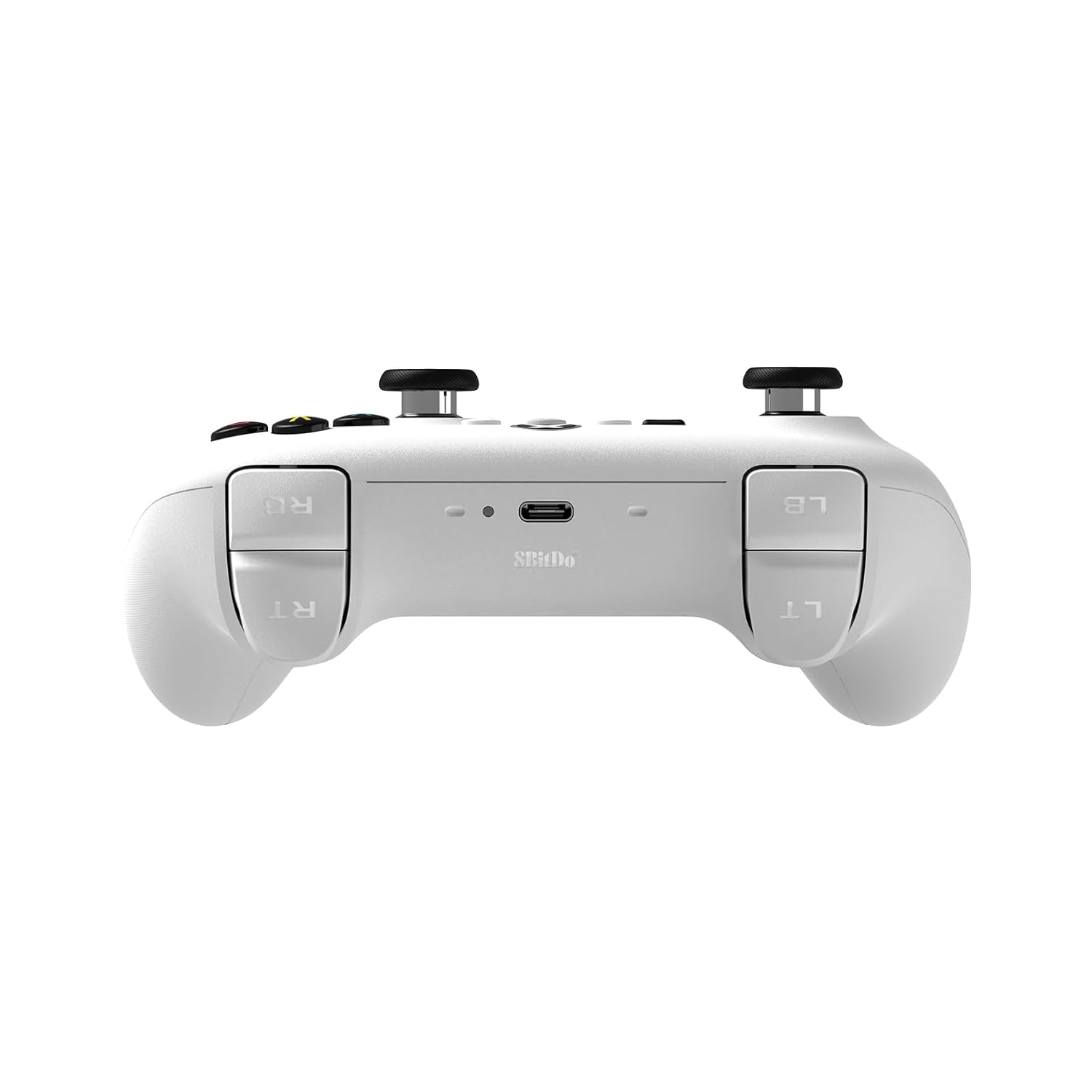Left. 8BitDo - 8BitDo Ultimate Wireless Controller with Hall Effect Joysticks for Xbox, Apple, Windows and Android - White - Includes - White.