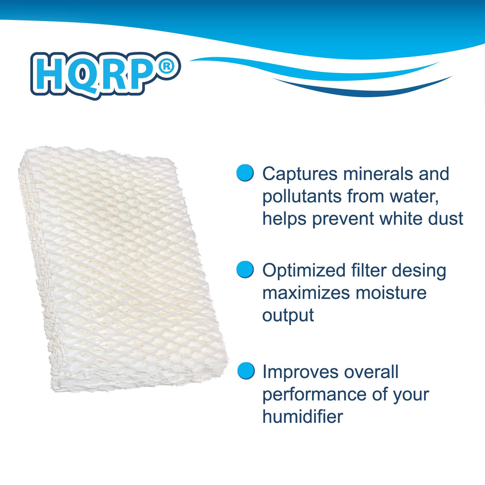 HQRP®

- Captures minerals and pollutants from water, helps prevent white dust
- Optimized filter design maximizes moisture output
- Improves overall performance of your humidifier