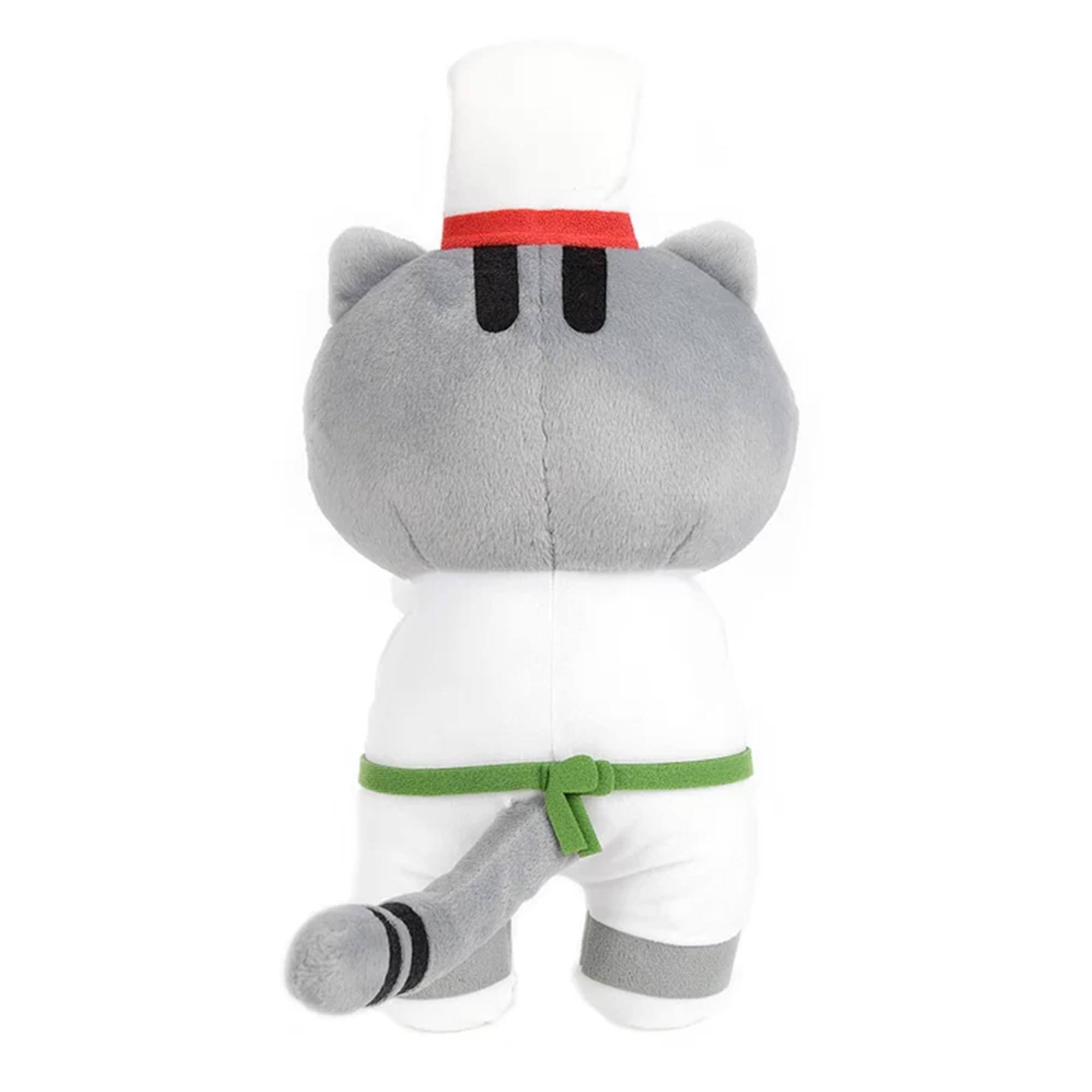 Alt View 1. Little Buddy - Neko Atsume: Kitty Collector 12" Plush: Guy Furry - White.