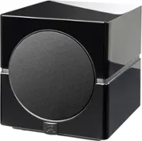 MartinLogan - Dynamo 10, 10” Sealed, Powered Subwoofer, with Magnitude MT-1kW Amplifier, Sub Control App, and Wireless Built-In - Gloss Black - Front_Zoom