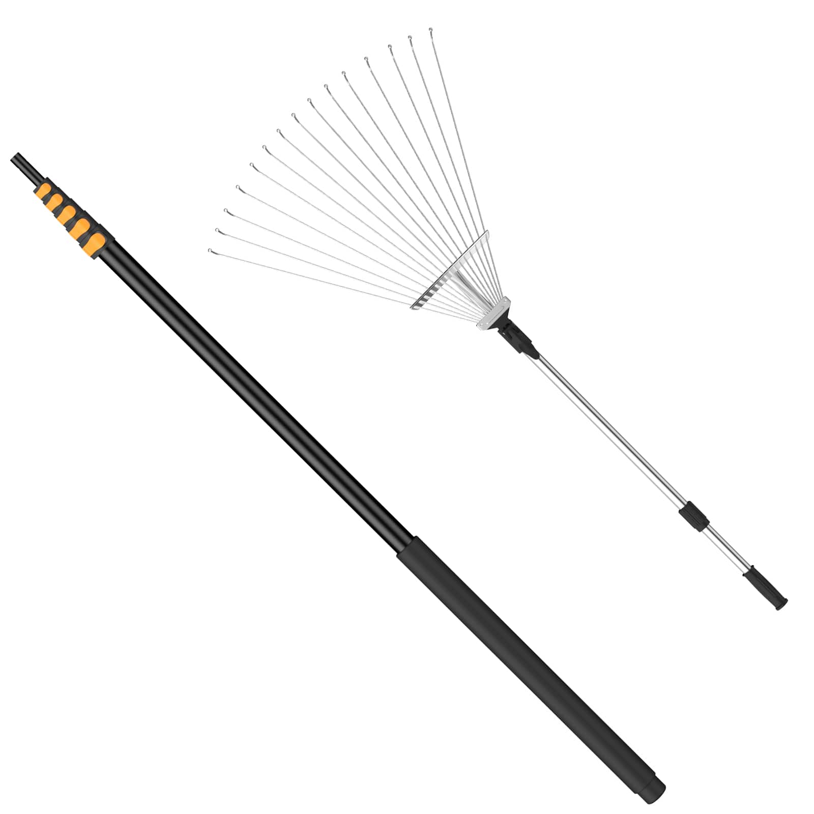 Fixm - 6.62 to 31 ft Adjustable Telescopic Roof & Yard Rake - Black price history on PriceWatchPro