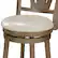Alt View 15. OSP Home Furnishings - Miller Swivel Counter Stool - Cream/Medium Oak.