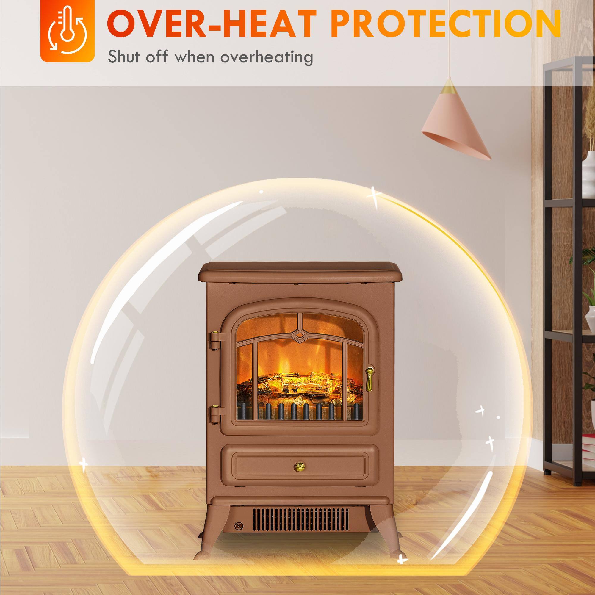OVER-HEAT PROTECTION  
Shut off when overheating