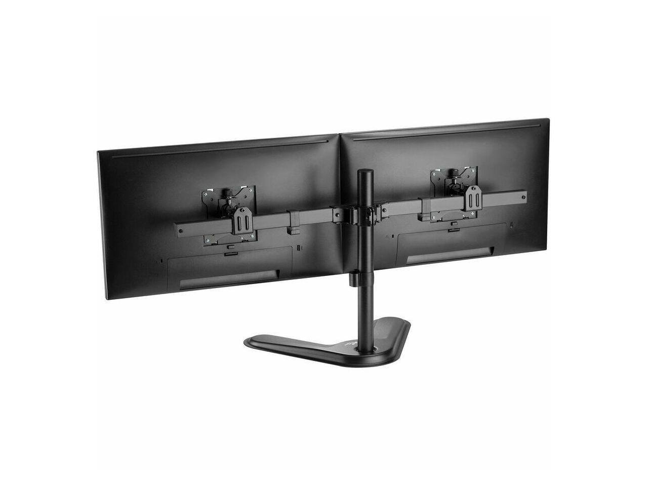 Alt View 2. Rocstor - Rocstor ErgoReach EP2 Pole Mount Dual-Screen Monitor Stand Y10N003-B1 - Black.