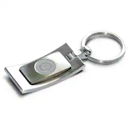 Jardine - Boston University Curve Key Ring - Silver