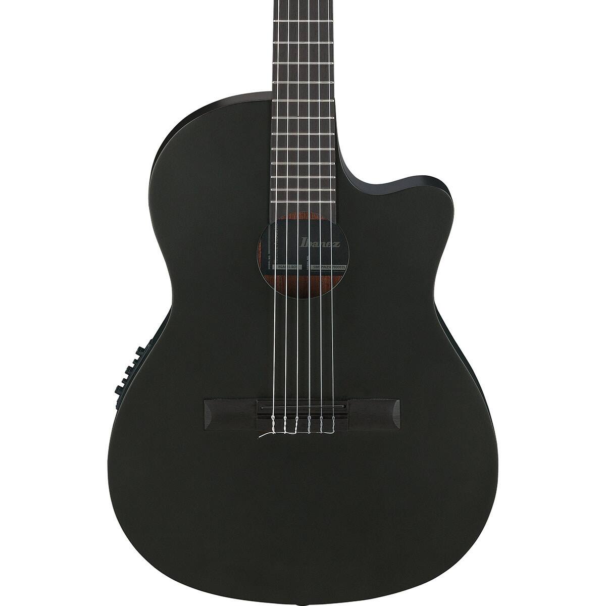 Alt View 3. Ibanez - Ibanez Classical Series GA621 Acoustic Electric Guitar, Black Out.