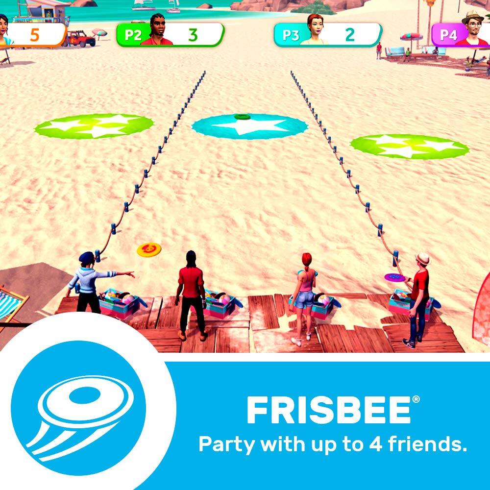 E 5 P2 3 P3 2 P4 G FRISBEE Party with up to 4 friends.