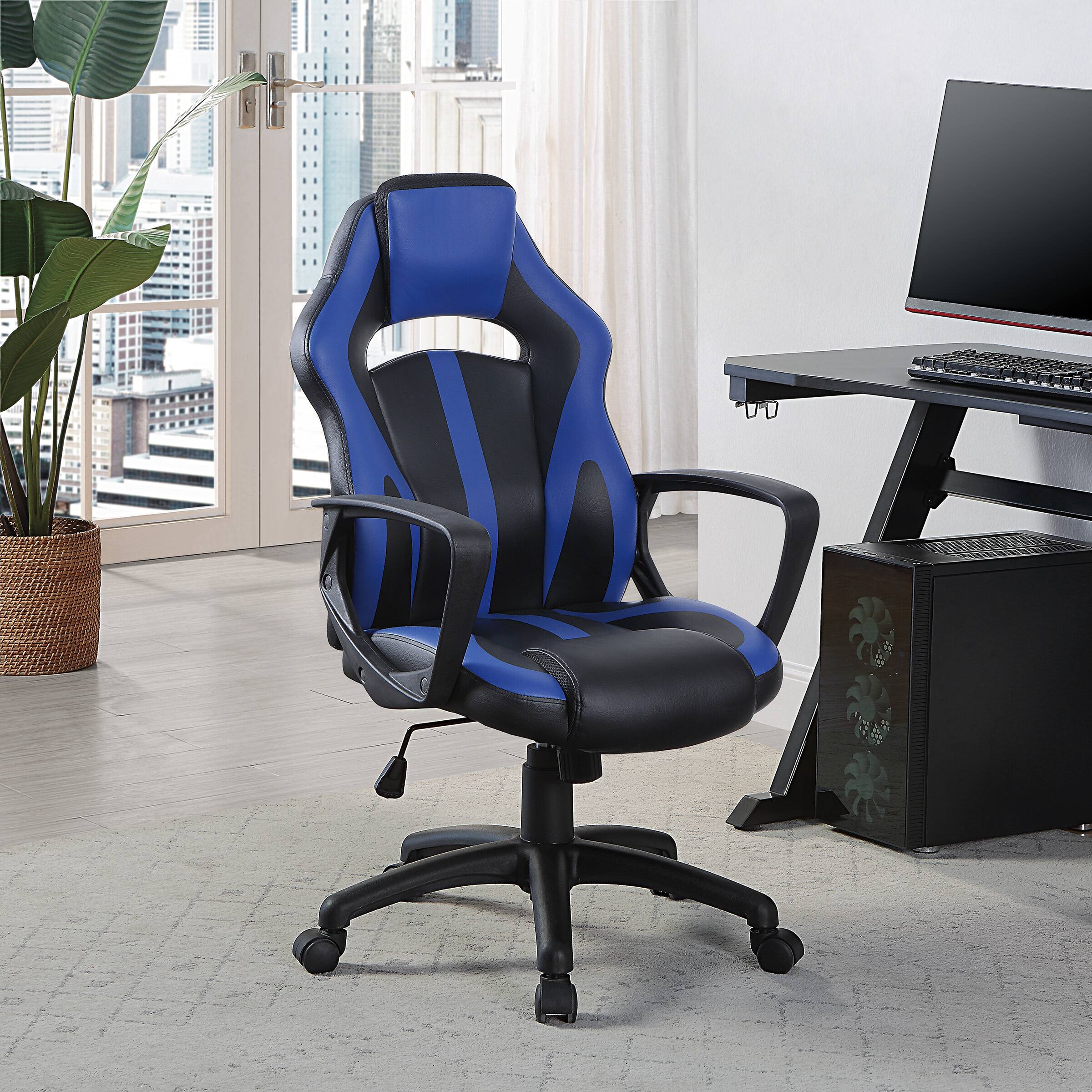 Alt View 15. OSP Home Furnishings - Influx Gaming Chair - Blue.