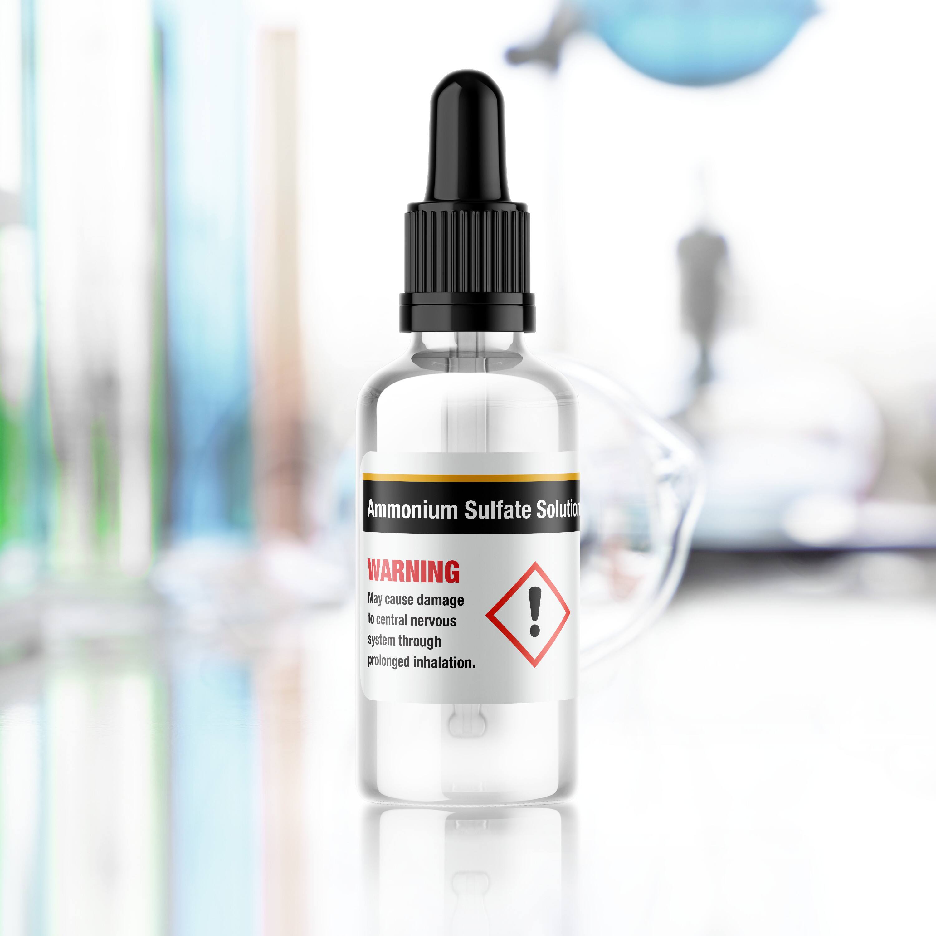 Ammonium Sulfate Solution

WARNING
May cause damage to central nervous system through prolonged inhalation.