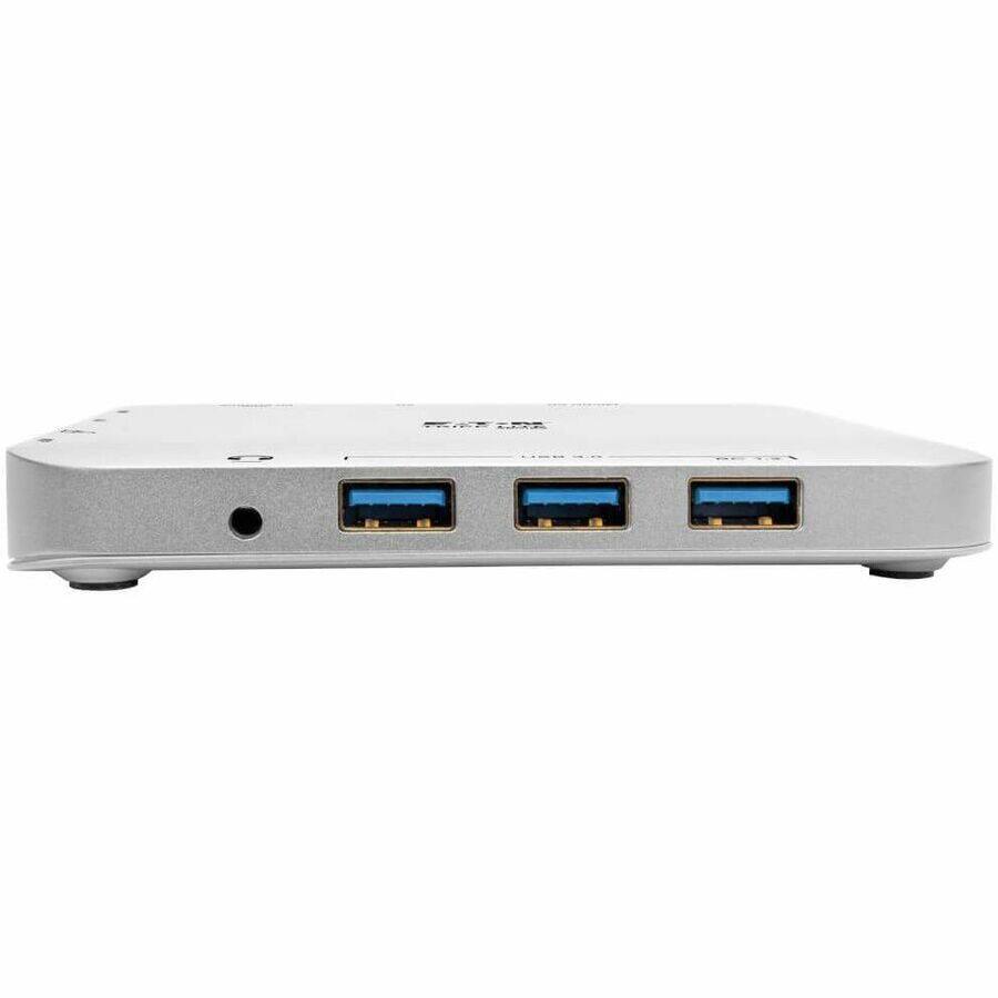 Alt View 3. Tripp Lite - USB C Docking Station w/ USB Hub mDP HDMI VGA GbE PD Charging 4K.