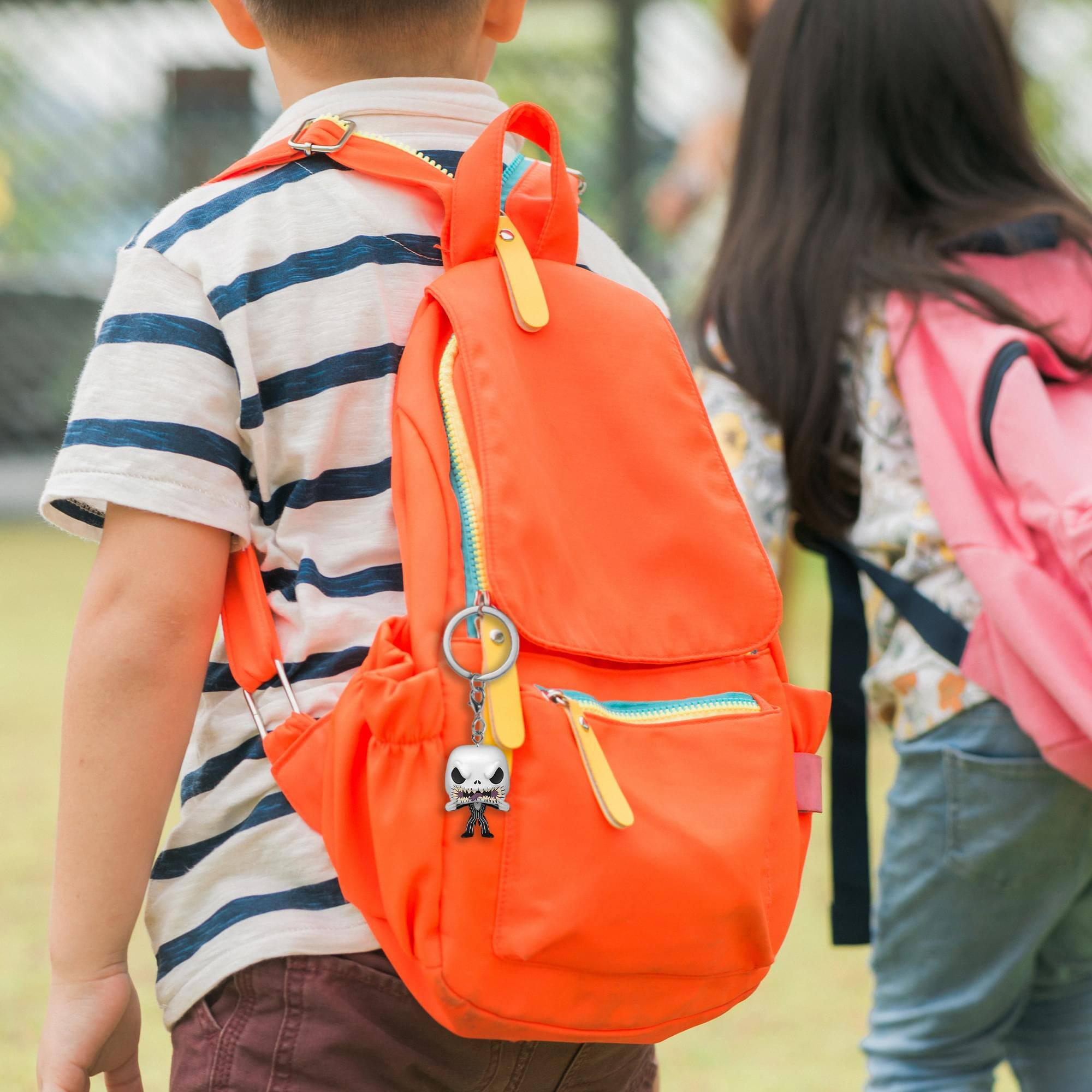 Alt View 2. Disney - Nightmare Before Christmas Funko POP Keychain | Jack (Scary Face) - White.