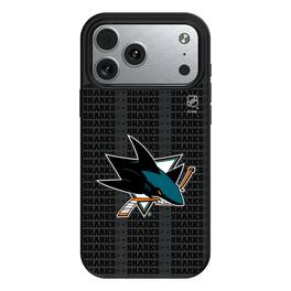 Keyscaper - NHL - San Jose Sharks Primary Logo iPhone Magnetic Bump Case - 15 - Black