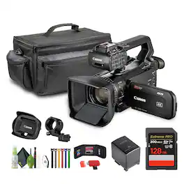 Canon - XA75 PAL 4K UHD / 25p Camcorder + + 128GB Memory Card (International Model)