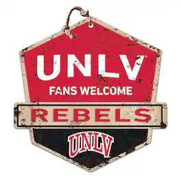 Jardine - UNLV Rebels Fans Welcome Sign - Red