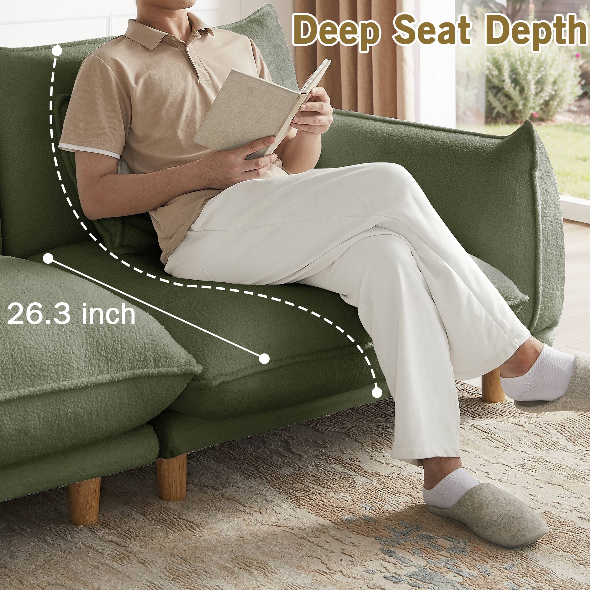 Deep Seat Depth  
26.3 inch