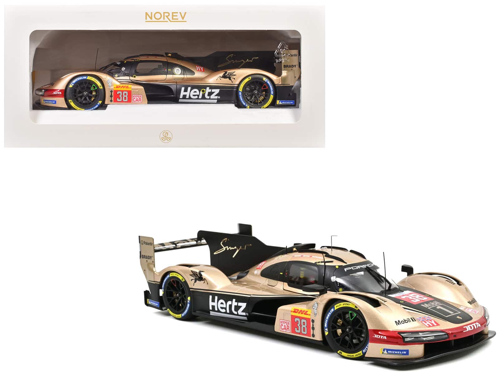 "Porsche 963 #38 ""Hertz Team Jota"" ""Lone Star Le Mans"" (2024) 1/18 Diecast Model Car by Norev" price history on PriceWatchPro