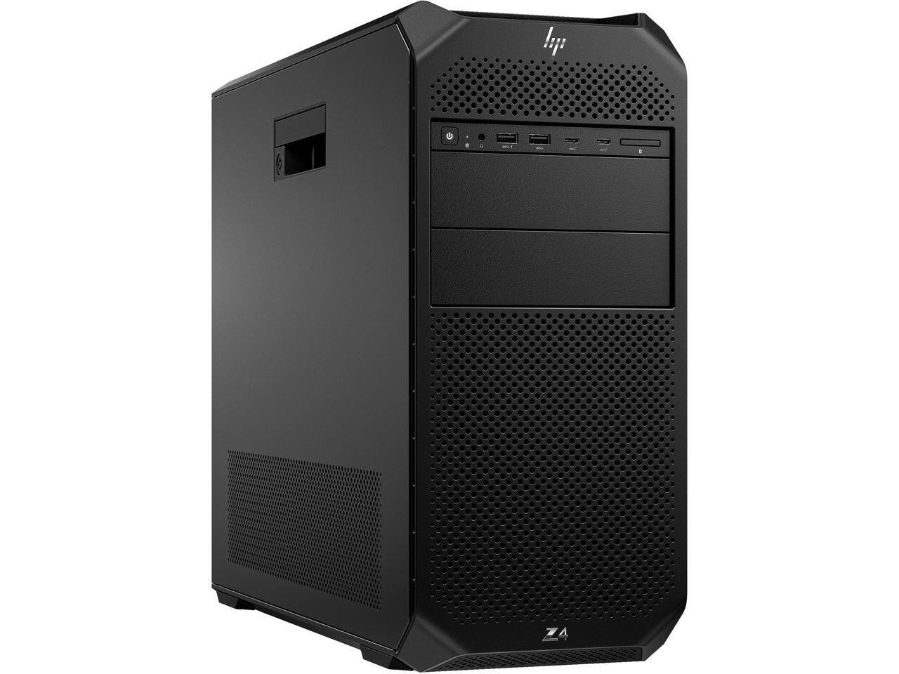 Alt View 1. HP - HP Z4 G5 Workstation - 1 x Intel Xeon W 6-Core w3-2423 2 GHz - 16 GB DDR5 RAM - 512 GB SSD - Intel W790 - Windows 11 Pro - Black.