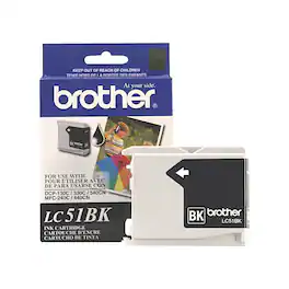 Brother - LC-51BK Standard Yield Ink Cartridge - Black