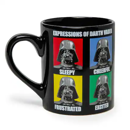Expressions of Darth Vader
Sleepy
Cheerful
Frustrated
Excited
