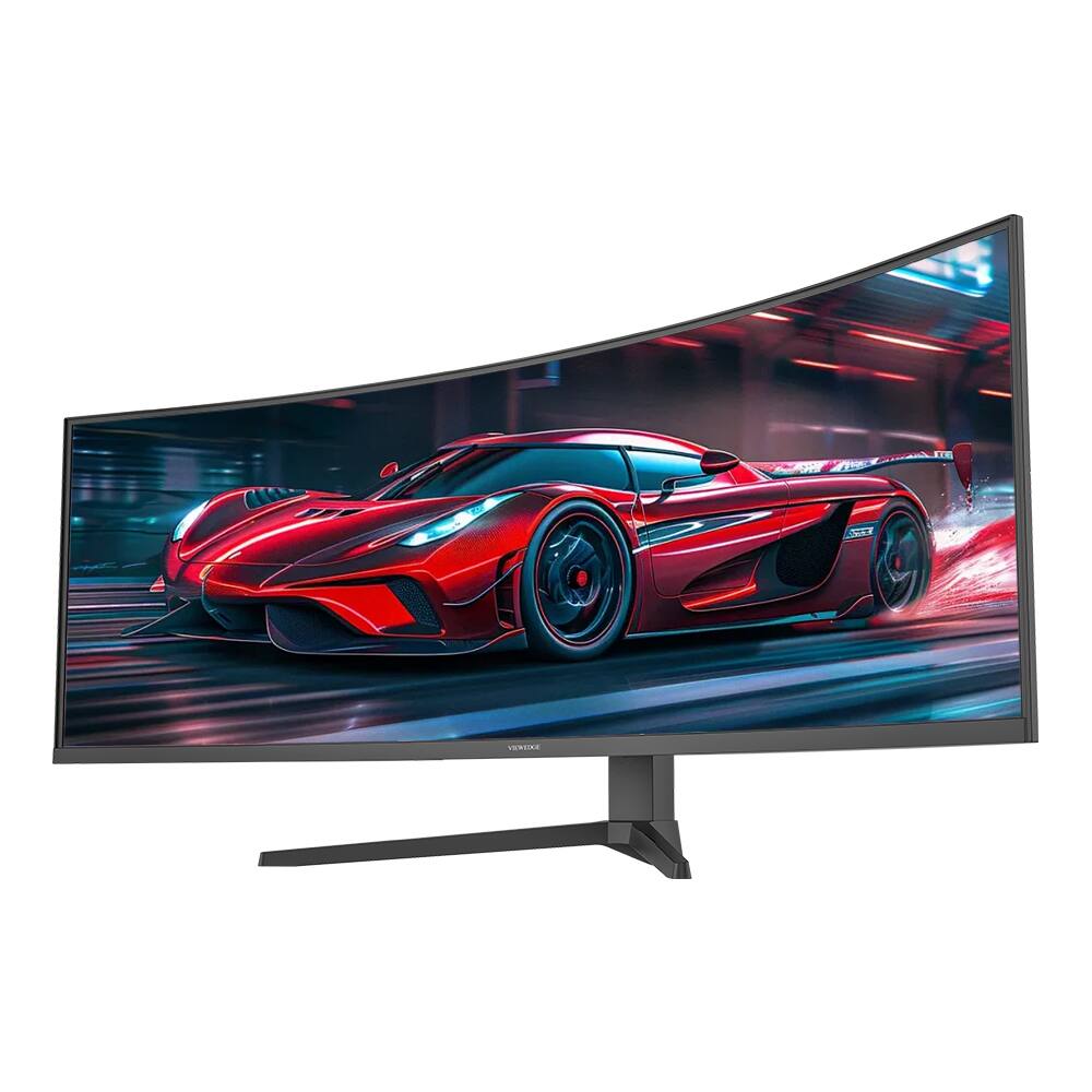 Alt View 8. Viewedge - Viewedge 49" Curved Monitor Ultrawide Gaming 165Hz 1ms 32:9 DQHD 5120 x 1440P Computer Monitor R1500 - Black.