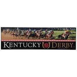 WinCraft - Kentucky Derby 9'' x 30'' Wood Sign - Black