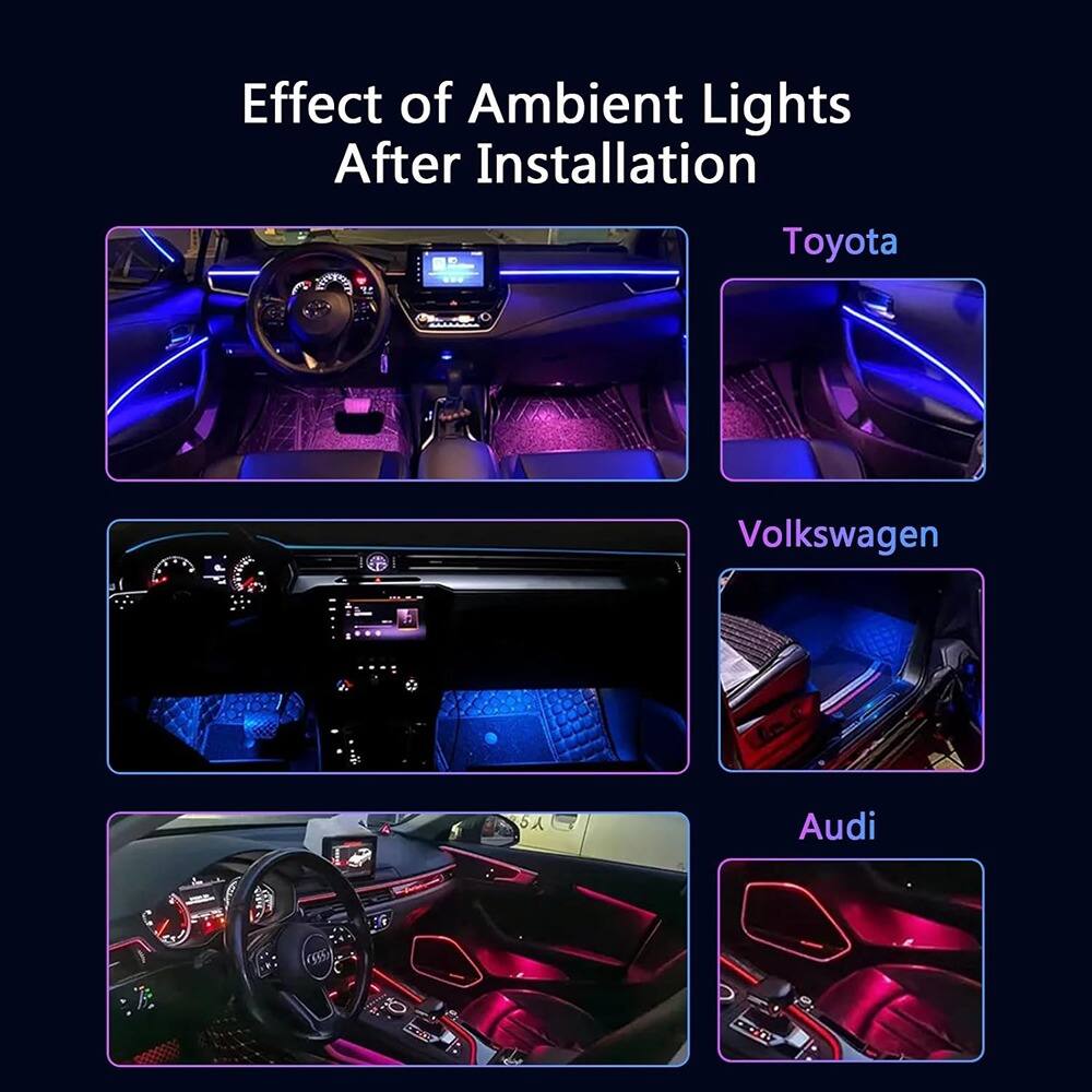 Effect of Ambient Lights After Installation

Toyota

Volkswagen

Audi