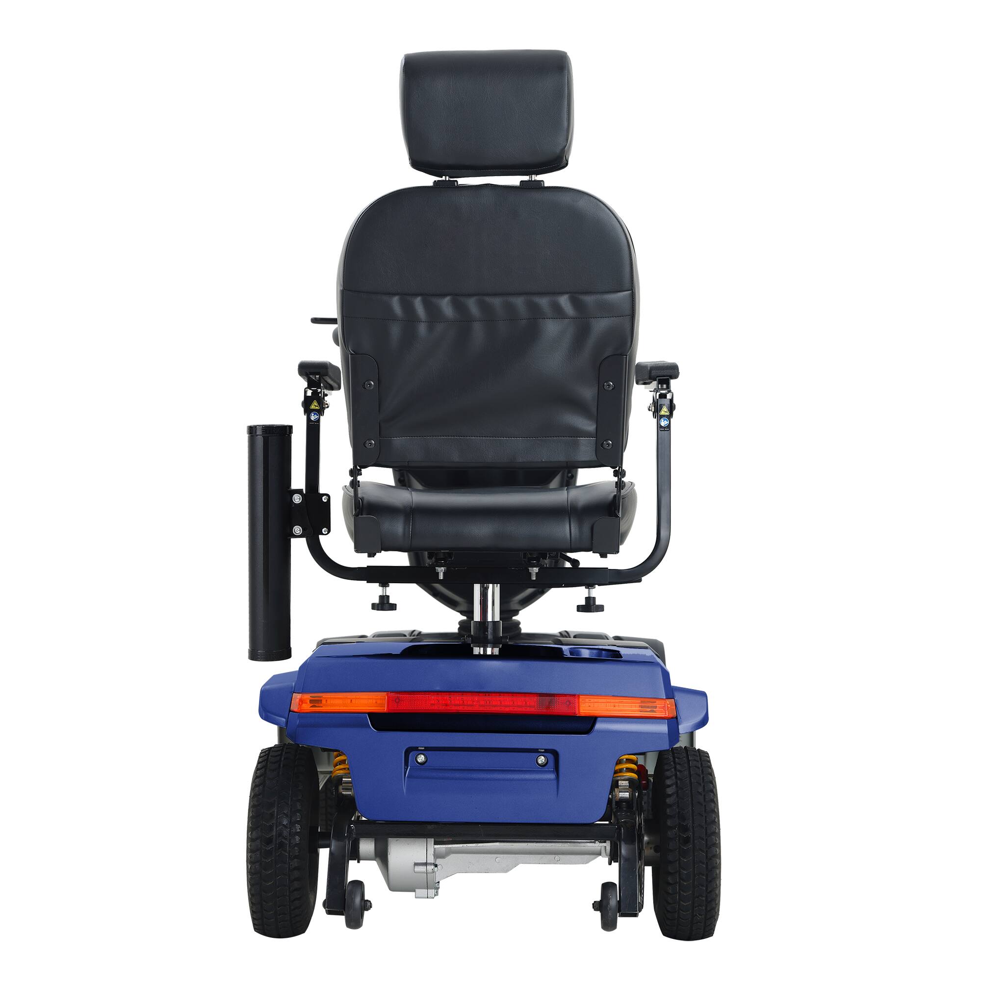 Alt View 1. Loheer - Loheer Blue Heavy Duty Mobility Scooter Four Wheel Bariatric Medical Scooter for Adults - Blue.
